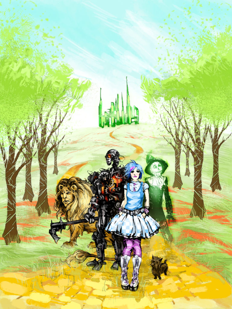 Oz Reimagined cover (work-in-progress)